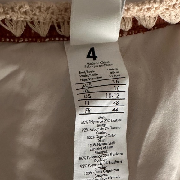 ZIMMERMANN Andie floral-print triangle bikini sz 4 US 10-12 - Picture 3 of 6